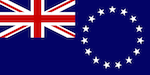 vlag cookeilanden klein