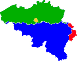 belgie kaart