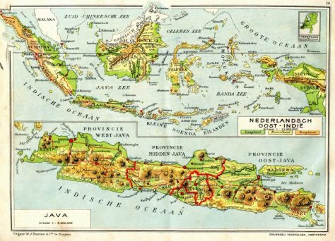 Kaart Ned.-Indië