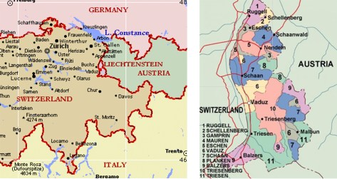 lichtenstein kaart tweede versie