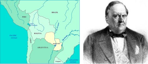 paraguay 01 kaartje portret