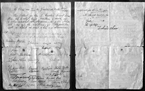 Albanië - Onafhankelijkheidsverklaring 1912.jpg