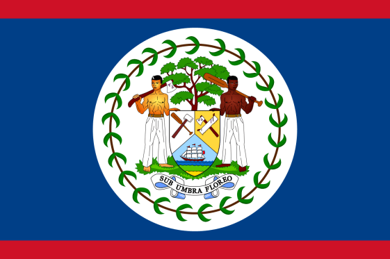 Belize vlag