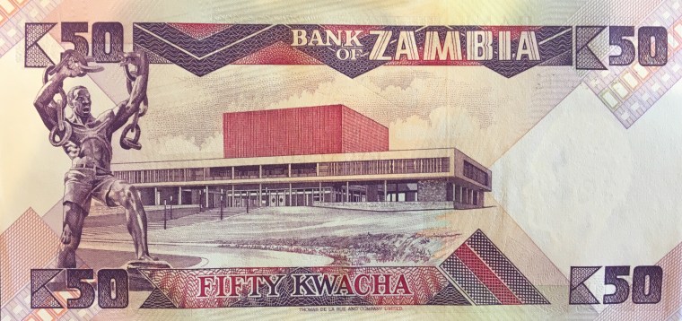 Zambia - Bankbiljet van 50 kwacha