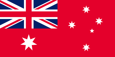 Australië - vlag rood